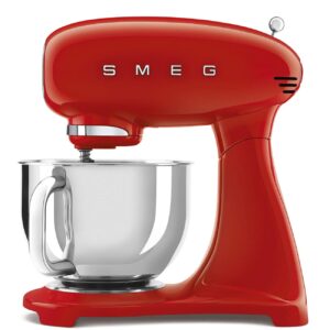 50s Retro-Style 5qt Stand Mixer Red & Chrome by Smeg